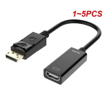 1 ~ 5 шт. - HDMI-совместимый кабель передачи DisplayPort Компактная оболочка DP-HDMI-совместимый кабель для передачи видео 4K 60 Гц