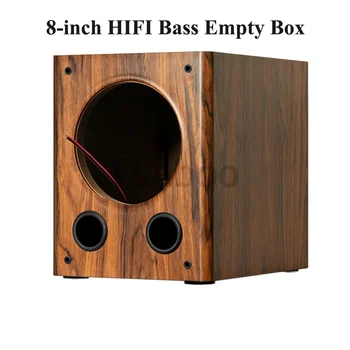 1 шт. Новый 8-дюймовый деревянный пустой ящик Домашняя колонка Пассивный динамик Оболочка DIY Fever Hifi Audio Handmade Box Subwoofer Shell для дома