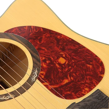 1 шт. Профессиональная народная акустическая гитара Pickguard Top Comma Shape Самоклеящаяся наклейка для гитарных аксессуаров