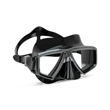 1 шт. Фридайвинг Силиконовые очки для дайвинга Взрослый Плавание Защита носа Защита глаз Черный