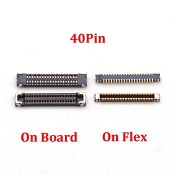 2 шт. 40-контактный ЖК-дисплей FPC разъем на плате для Xiaomi POCO Pocophone X3 / X3 NFC / X3Pro / X3 Pro Экран Plug On Flex