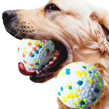 2 шт. Высокоэластичная игрушка для домашних животных с прорезыванием зубов Безопасная и нетоксичная твердая игрушка для собак Интерактивная игрушка для собак