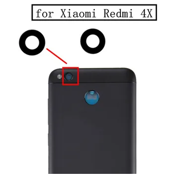 2 шт./лот для Xiaomi Redmi 4X Задняя задняя камера Стеклянный объектив с клеем Стеклянная линза основной камеры для Xiaomi Redmi 4X Запасные части