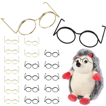 20 шт. Винтажные металлические очки из проволоки Игрушки для девочек Очки из ткани Мини для кукол