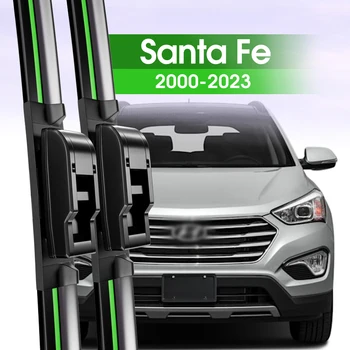 2x Щетки стеклоочистителя переднего стекла для Hyundai Santa Fe 2000-2023 2007 2010 2011 2013 2014 2017 2019 Аксессуары для окон ветрового стекла