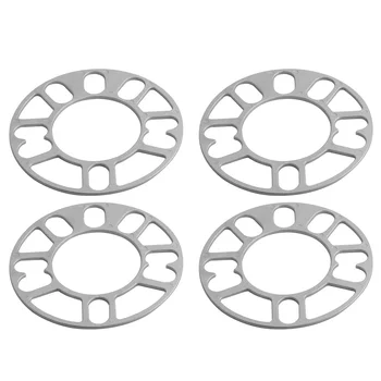 4 шт. Алюминиевые колесные проставки Регулировочные прокладки Пластина Авто Колесные проставки 3 мм Шпилька для 4X100 4X114.3 5X100 5X108 5X114.3 5X120