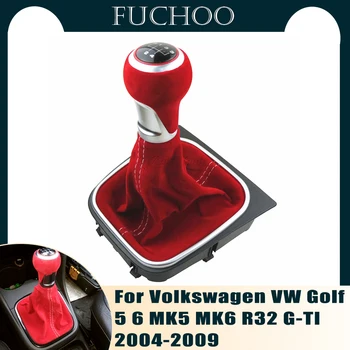 5 Ручка переключения передач Рычаг рычага Джойстика Крышка багажника для Volkswagen VW Golf 5 6 MK5 MK6 R32 G-TI 2004-2009