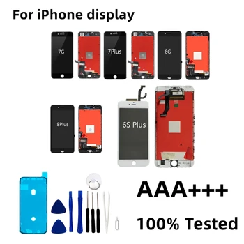 A+++ Качественный ЖК-дисплей для iPhone 6S 7 8 Экран для iPhone 6S 7 8 Plus Замена сенсорного экрана Дигитайзер в сборе