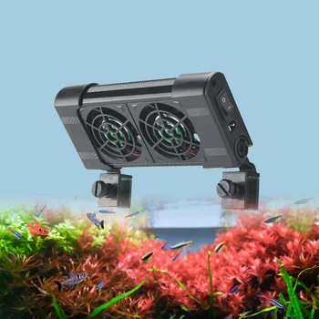 BOYU Аквариум с автоматическим контролем температуры вентилятор охлаждение аквариума вентилятор водяное охлаждение без звука 1/2/3/4/5/6