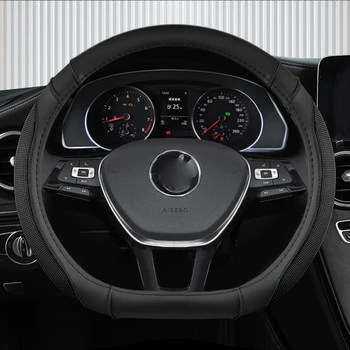d Чехол на рулевое колесо автомобиля 38 см для VW Golf 7 Polo 2014-2021 Scirocco Jetta 6 2017-2021 Santana 2016-2021 Auto Accesorioss