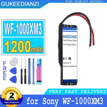 GUKEEDIANZI Аккумулятор для Sony WF-1000XM3, зарядный чехол, большая мощность, 14430 2 линия, 1200 мАч