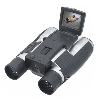 HD 500MP Бинокль Цифровая камера 12x32 1080P Видеокамера Бинокль 2,0 дюйма ЖК-дисплей Оптический наружный телескоп USB2.0 к ПК