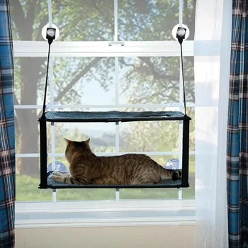 LISM Mount Pet Cat Bed, Серый кошачий домик на открытом воздухе Кошачий домик Кошачья клетка