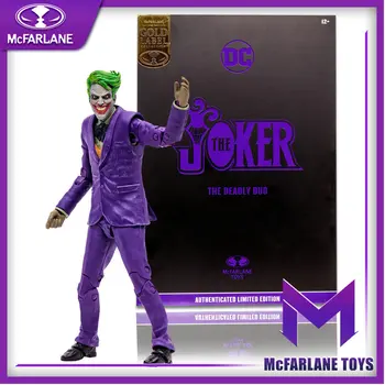 McFarlane Toys Бэтмен Джокер (Смертельный дуэт) Gold Label Limited Edition 7-дюймовая масштабная фигурка Action Toy DC Multiversal Universe