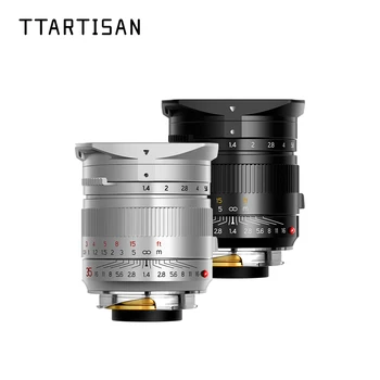 TTArtisan 35mm F1.4 Полнокадровый объектив для камер Leica M-Mount Поддержка Leica M-M M240 M3 M6 M7 M8 M9 M9p M10 объектив камеры