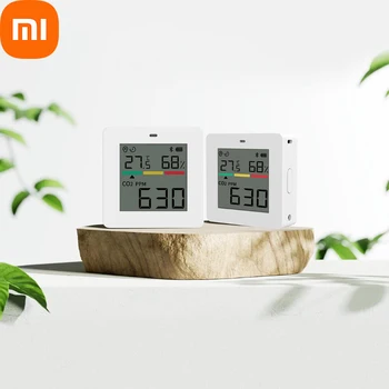 Xiaomi Youpin Детектор качества воздуха Монитор Время Температура Тестер влажности Приложение Управление Поддержка Bluetooth Высокоточный датчик