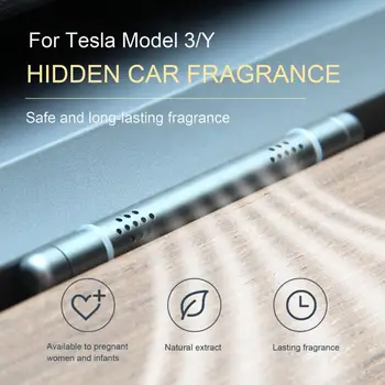 ароматизированная палочка для вентиляционных зазоров автомобиля Долговечные автомобильные освежители воздуха с ароматом сосны для Tesla Model 3 / y Slim Design Aromatherapy