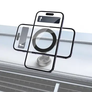  Вращение на 360 градусов Магнитный автомобильный держатель для телефона Автомобильное крепление для всех Чехол для смартфона Складной кронштейн