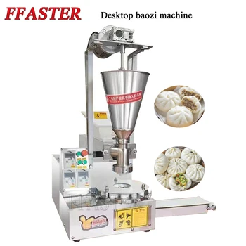  Высокоэффективная машина для производства булочек Baozi Автоматическая машина для пельменей для супа Зерновой продукт Momo Машины для приготовления булочек на пару