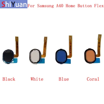  Датчик отпечатков пальцев Кнопка «Домой» Гибкая кабельная лента для Samsung A40 A405F Сенсорный датчик Flex Запасные части