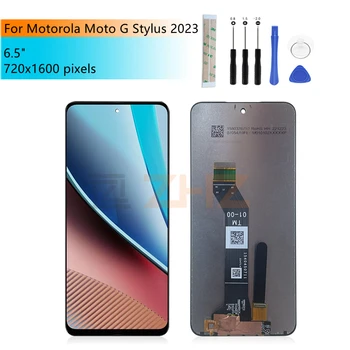  для Motorola G Stylus 4G 2023 ЖК-дисплей Сенсорный экран Дигитайзер в сборе с заменой рамы Запасные части 6.5