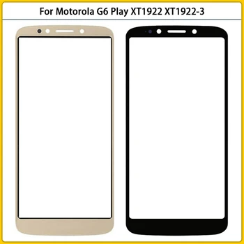 Для Motorola G6 Play XT1922 XT1922-3 XT1922-4 Сенсорный ЖК-дисплей Передняя внешняя стеклянная панель Объектив Сенсорная крышка экрана Нет OCA Заменить