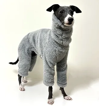 Зимняя двусторонняя плюшевая теплая куртка на четырех ногах, мягкая и эластичная, размер одежда Lingti Whitbit Bellington Terrier