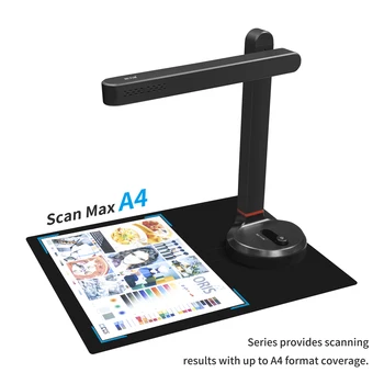 Книжный сканер NETUM T101 Сканер документов с автофокусом Максимальный размер A4 A3 с интеллектуальным OCR Светодиодная настольная настольная лампа OCR для семейного домашнего офиса