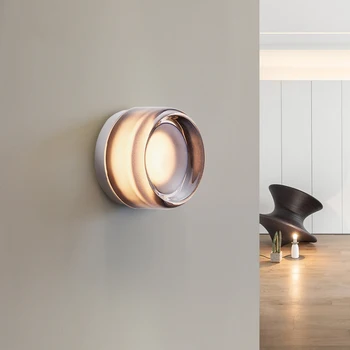 креативный настенный светильник датский дизайнер минималистичный настенный арт светлый стеклянный бра украшение ванной комнаты эстетический декор комнаты