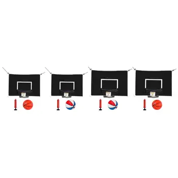 Мини-батут Баскетбольное кольцо для улицы Прочный для тренировок по баскетболу с данком Универсальные спортивные игрушки Аксессуары для батута