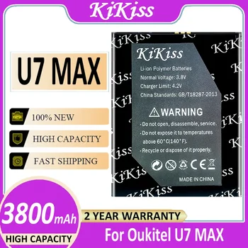  Мощный аккумулятор KiKiss U7 MAX 3800 мАч для Oukitel U7MAX Bateria
