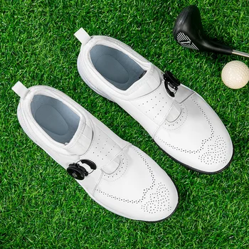 Мужская обувь для гольфа Шипы Профессиональная обувь для гольфа Размер 36-46 Кроссовки для гольфистов Мужская обувь на открытом воздухе