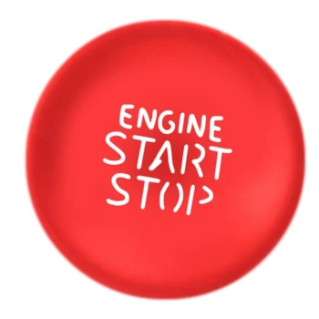  Наклейка кнопки старт-стоп двигателя автомобиля Наклейка на кнопку запуска одной кнопкой для Hyundai Tucson Elantra 2021 2022 Красный