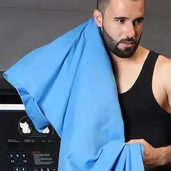 Новое полотенце из микрофибры Спортивное быстросохнущее супервпитывающее полотенце для кемпинга Супер мягкое и легкое пляжное полотенце для плавания в тренажерном зале