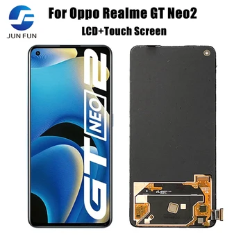 Оригинал 6,62 дюймаДля Oppo realme GT Neo2 RMX3370 ЖК-дисплей Экран + сенсорная панель Оцифровка сборки GT Neo 2 LCD