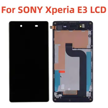 Оригинальный ЖК-экран для ЖК-дисплея SONY Xperia E3 + сенсорный экран с рамочным дигитайзером в сборе замена для ЖК-дисплея Sony E3