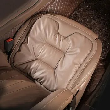  Подушка комфорта автокресла Противообрастающая кожа Зимняя цельная специальная подушка переднего сиденья Универсальные аксессуары для интерьера автомобиля