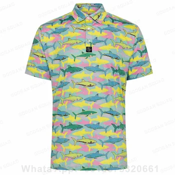 Рубашка-поло для мужчин Мужские поло с короткими рукавами Пэчворк Качественные повседневные летние бренды Мужская одежда Гольф Мужские рубашки-поло