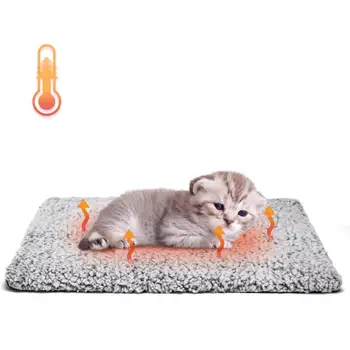  Светоотражающая коврик для домашних животных Теплоотражающая коврик для домашних животных Супер мягкая самосогревающаяся подушка для кошек Уютный термоклевик для собак для маленьких средних кошек