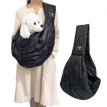  теплая сумка для собак и кошек Удобная и легкая портативная зимняя слинговая сумка для домашних животных