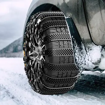 Цепь противоскольжения из автомобильных шин Grip & Go Обеспечьте сцепление ваших внедорожников с цепями премиум-класса для снега, грязи и песчаных дорог премиум-классаЦепи противоскольжения для автомобиля